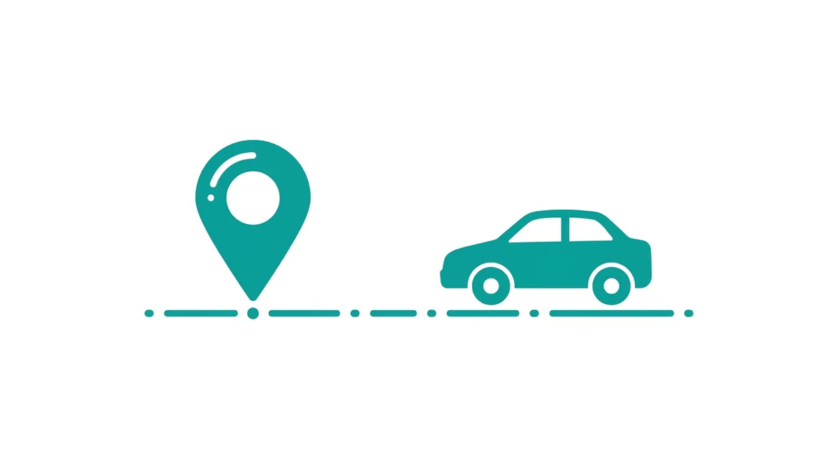 Harmonogram relokacji pojazdu — ilustracja edukacyjna
